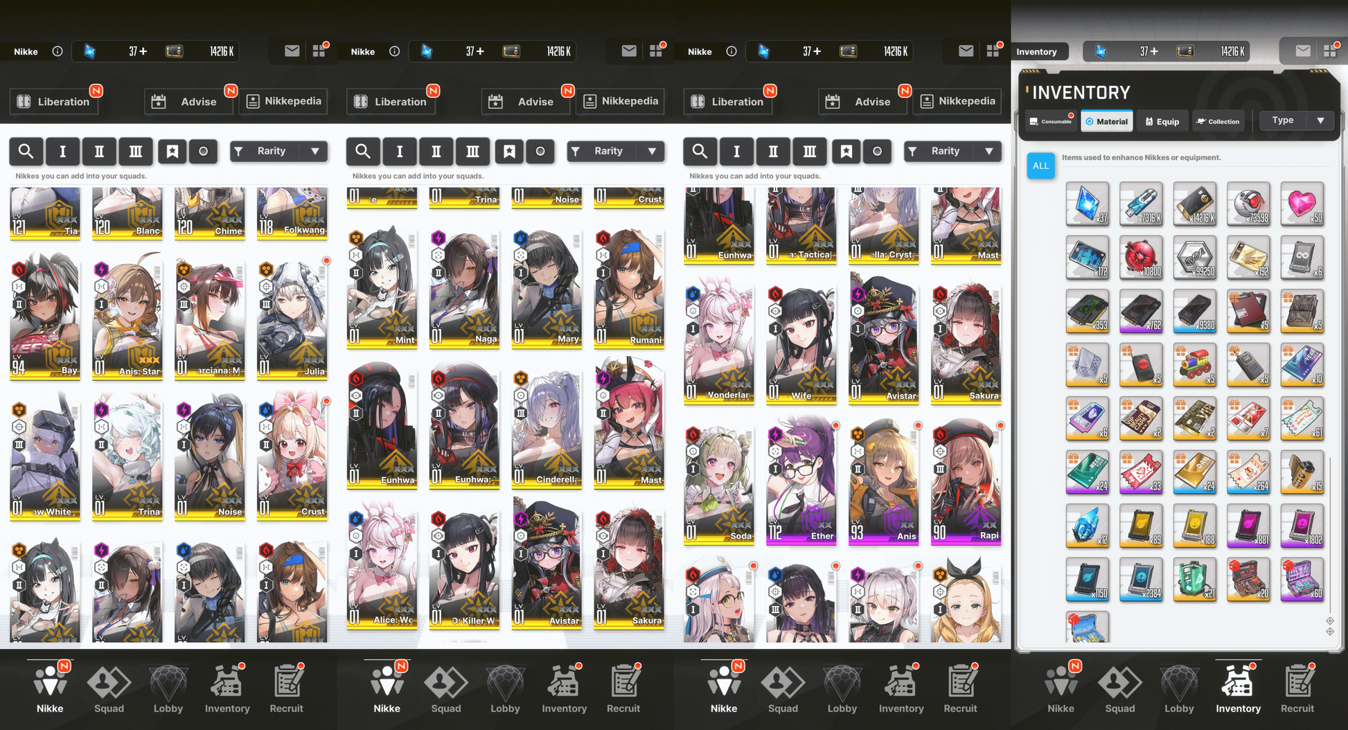 [GLOBAL] [INSTANT] MLB 4X Anis: Star / Cinderella: Crystal Wave + SSRs + 0~50000 Gems | GODDESS OF VICTORY NIKKE starter account Max Limit Break (see options)-Mobile Games Starter
