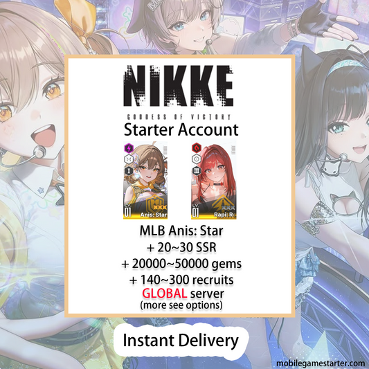 [GLOBAL] [INSTANT] MLB 4X Anis: Star | GODDESS OF VICTORY NIKKE starter account Max Limit Break (see options)-Mobile Games Starter