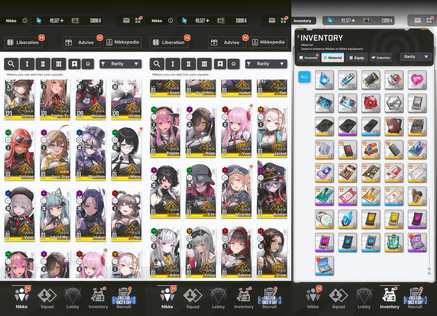 [GLOBAL] [INSTANT] MLB 4X Anis: Star + SSRs + 0~50000 Gems | GODDESS OF VICTORY NIKKE starter account Max Limit Break (see options)-Mobile Games Starter