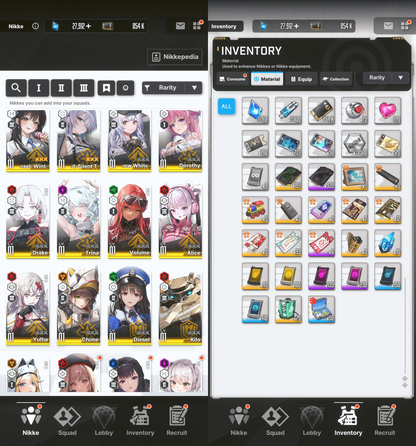 [GLOBAL] [INSTANT] MLB 4X Diesel: Winter Sweets + Brid: Silent Track | GODDESS OF VICTORY NIKKE starter account Max Limit Break (see options)-Mobile Games Starter