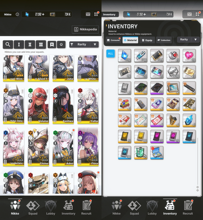 [GLOBAL] [INSTANT] MLB 4X Diesel: Winter Sweets + Brid: Silent Track | GODDESS OF VICTORY NIKKE starter account Max Limit Break (see options)-Mobile Games Starter