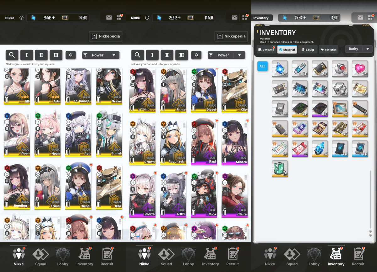 [GLOBAL] [INSTANT] MLB 4X Jill Ada + 2Skins+Clarie | GODDESS OF VICTORY NIKKE RESIDENT EVIL starter account Max Limit Break (see options)-Mobile Games Starter