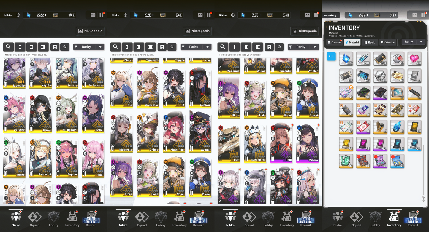 [GLOBAL] [INSTANT] MLB 4X Nayuta + 4X Liberalio / Anis: Star | GODDESS OF VICTORY NIKKE starter account Max Limit Break (see options)-Mobile Games Starter