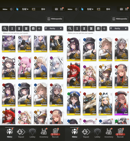 [GLOBAL] [INSTANT] MLB 4X Nayuta + 4X Liberalio | GODDESS OF VICTORY NIKKE starter account Max Limit Break (see options)-Mobile Games Starter