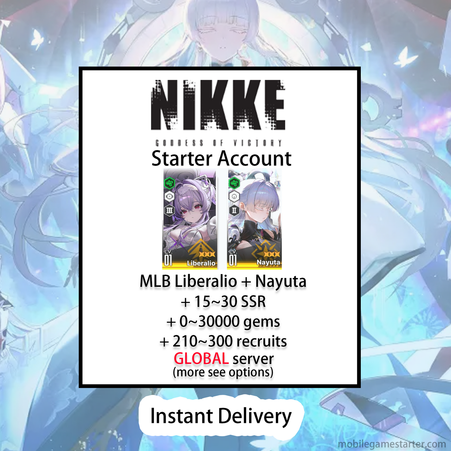[GLOBAL] [INSTANT] MLB 4X Nayuta + 4X Liberalio | GODDESS OF VICTORY NIKKE starter account Max Limit Break (see options)-Mobile Games Starter