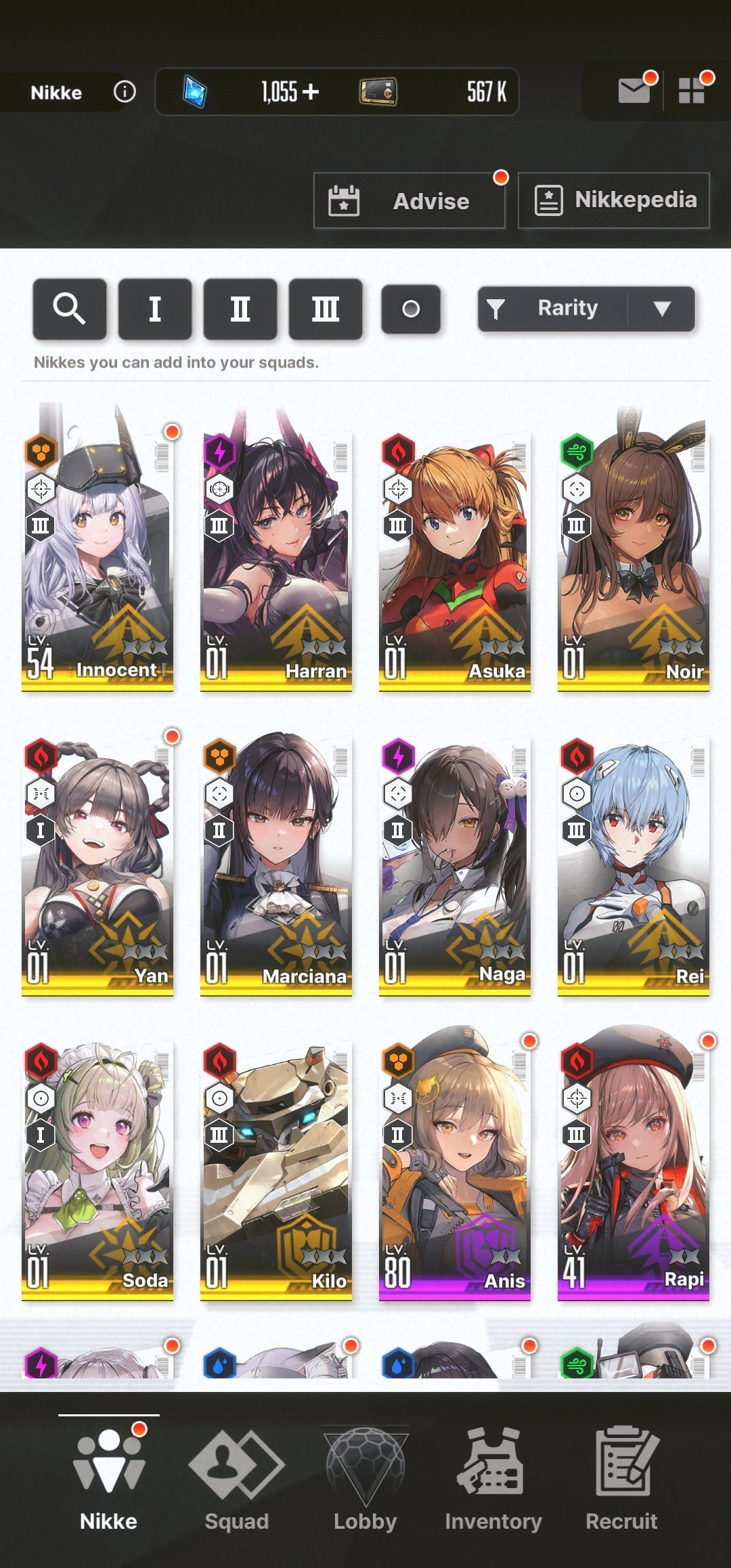 [GLOBAL] [INSTANT] NIKKE 10SSR 3Collab Asuka+Rei+Mari+Skin+Harran+Noir+Yan+Soda+Naga++ GODDESS OF VICTORY starter account Evangelion-Mobile Games Starter