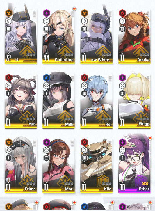 [GLOBAL] [INSTANT] NIKKE 11SSR 3Collab Asuka+Rei+Mari+Skin+Elegg+Yan++ GODDESS OF VICTORY starter account Evangelion-Mobile Games Starter