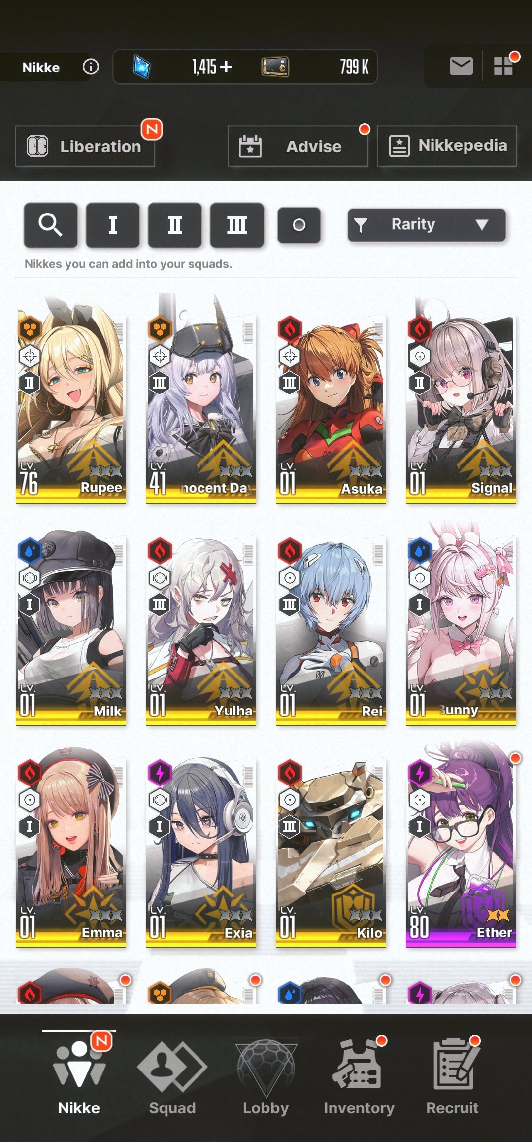 [GLOBAL] [INSTANT] NIKKE 11SSR Asuka+Rei+Skin+Bunny Alice++ GODDESS OF VICTORY starter account Evangelion-Mobile Games Starter