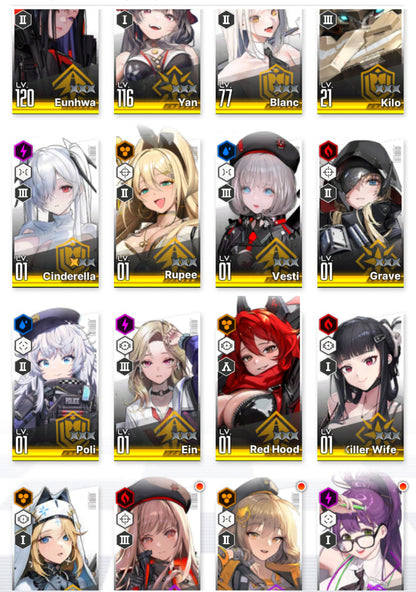 [GLOBAL] [INSTANT] NIKKE 13SSR Cinderella+Grave+Red Hood+Blanc+Ein+Killer Wife++ GODDESS OF VICTORY starter account-Mobile Games Starter