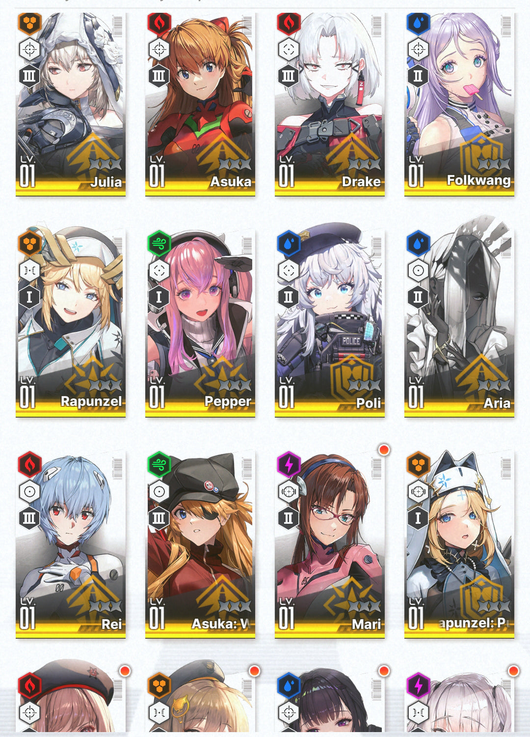 [GLOBAL] [INSTANT] NIKKE 16SSR 4Collab Asuka+Asuka Wille+Rei+Mari+Skin+13500 gems++ GODDESS OF VICTORY starter account Evangelion-Mobile Games Starter