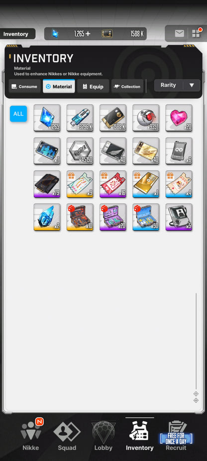 [GLOBAL] [INSTANT] NIKKE 18SSR Asuka+Rei+Skin+Cinderella+Grave+Liter+Volume+Tia++ GODDESS OF VICTORY starter account Evangelion-Mobile Games Starter