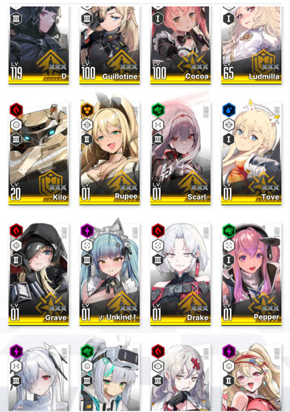 [GLOBAL] [INSTANT] NIKKE 20SSR Cinderella+Grave+Scarlet Black Shadow+Rogue+Maid Privaty+Clay++ GODDESS OF VICTORY starter account-Mobile Games Starter