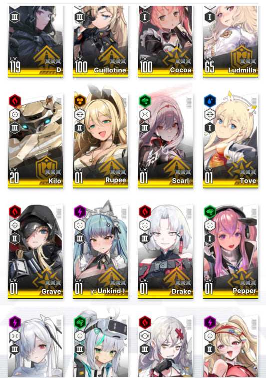 [GLOBAL] [INSTANT] NIKKE 20SSR Cinderella+Grave+Scarlet Black Shadow+Rogue+Maid Privaty+Clay++ GODDESS OF VICTORY starter account-Mobile Games Starter