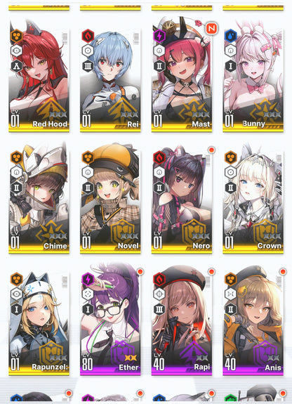 [GLOBAL] [INSTANT] NIKKE 20SSR+Pity Asuka+Rei+Skin+Crown+Red Hood+skin+Bunny Alice+ GODDESS OF VICTORY starter account Evangelion-Mobile Games Starter