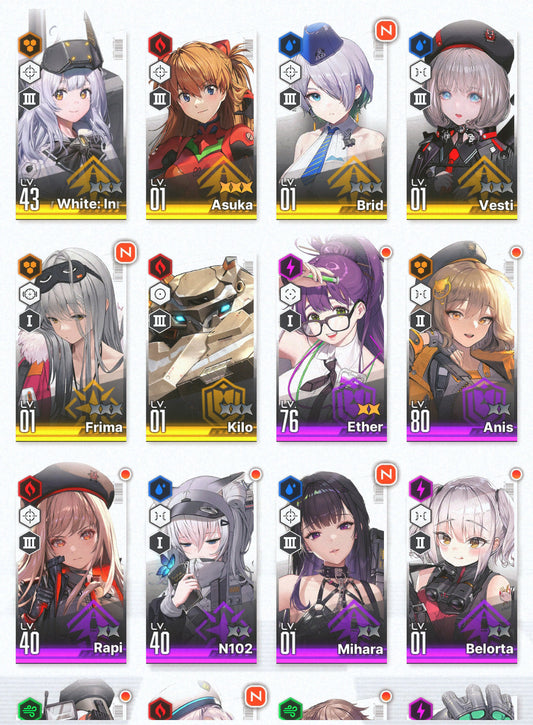 [GLOBAL] [INSTANT] NIKKE 6SSR MLB 4 Asuka+Skin+12000 gems++ GODDESS OF VICTORY starter account Evangelion-Mobile Games Starter