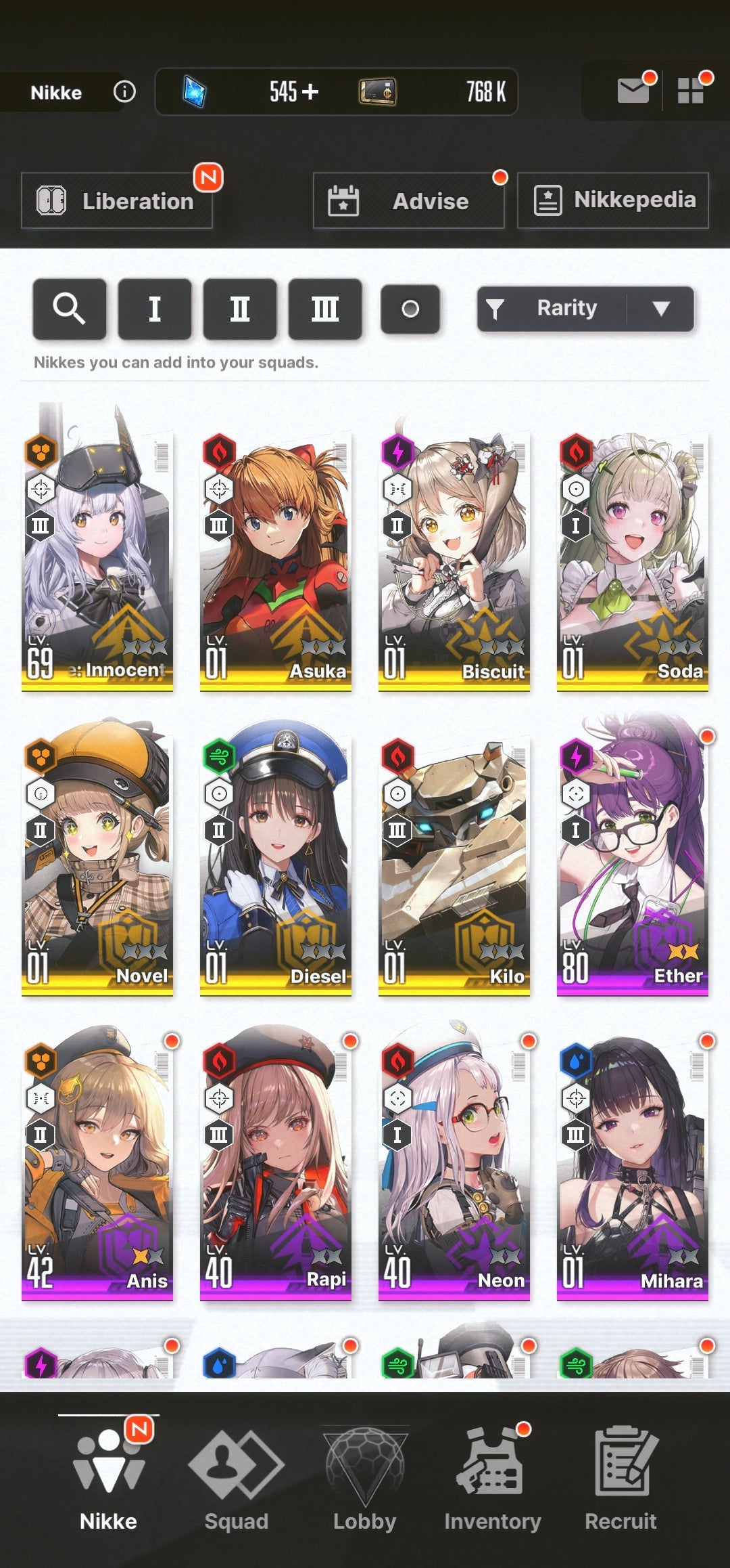 [GLOBAL] [INSTANT] NIKKE 7SSR Asuka+Skin+Soda++ GODDESS OF VICTORY starter account Evangelion-Mobile Games Starter