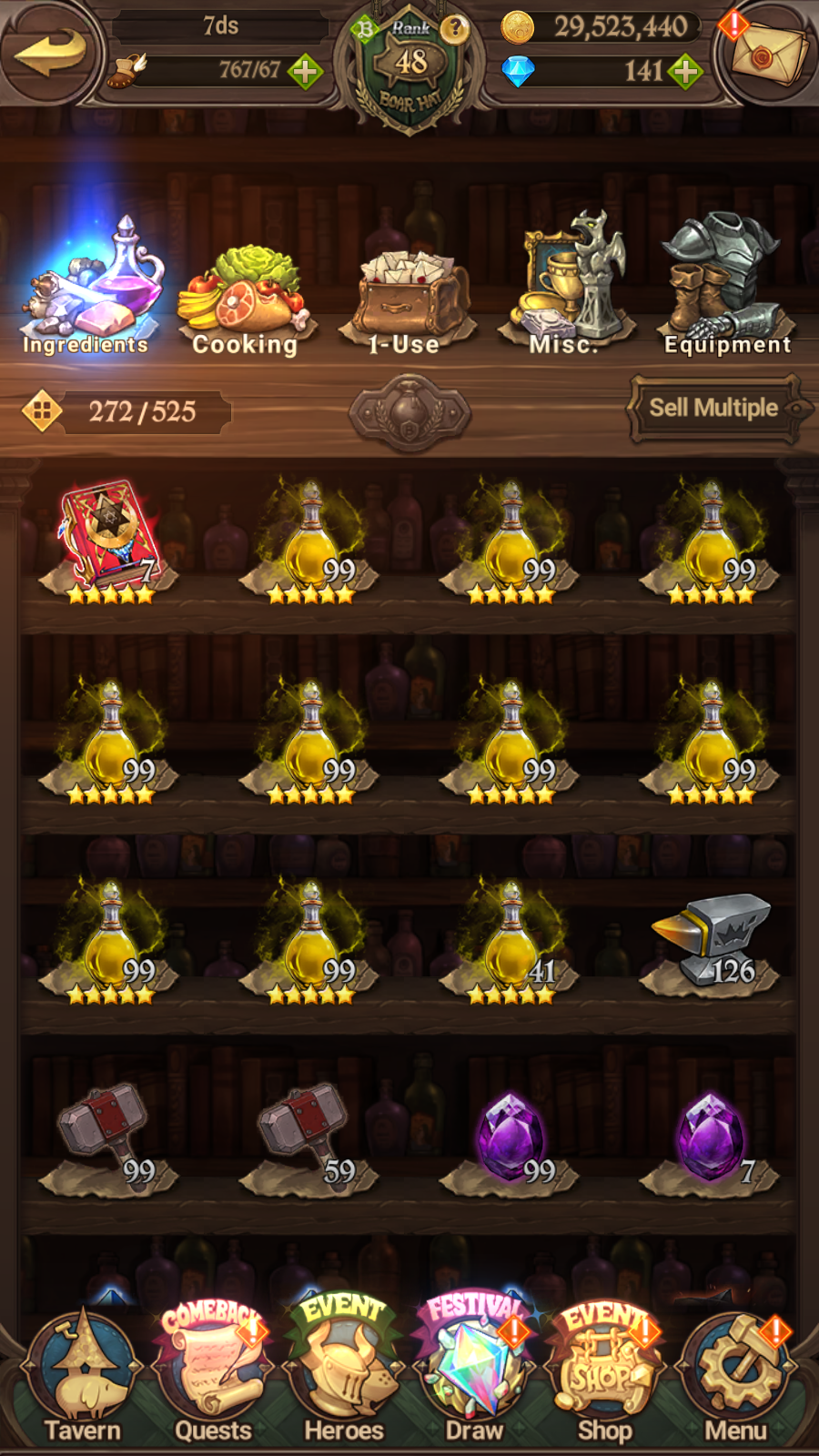 [GLOBAL] Mushoku Collab Ultimate Escanor++ 7DS Seven Deadly Sins: Grand Cross Resource Starter Account-Mobile Games Starter