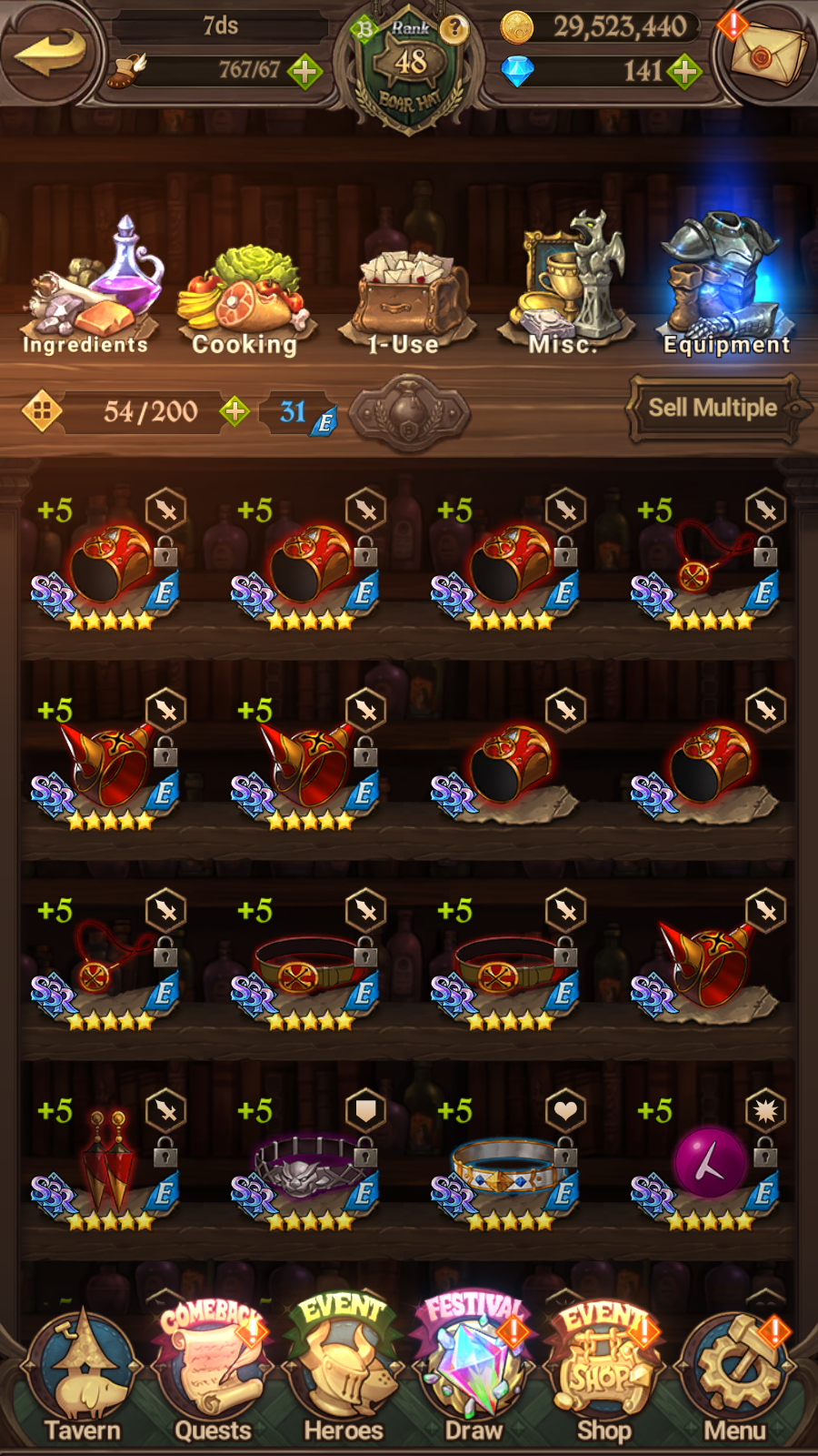 [GLOBAL] Mushoku Collab Ultimate Escanor++ 7DS Seven Deadly Sins: Grand Cross Resource Starter Account-Mobile Games Starter