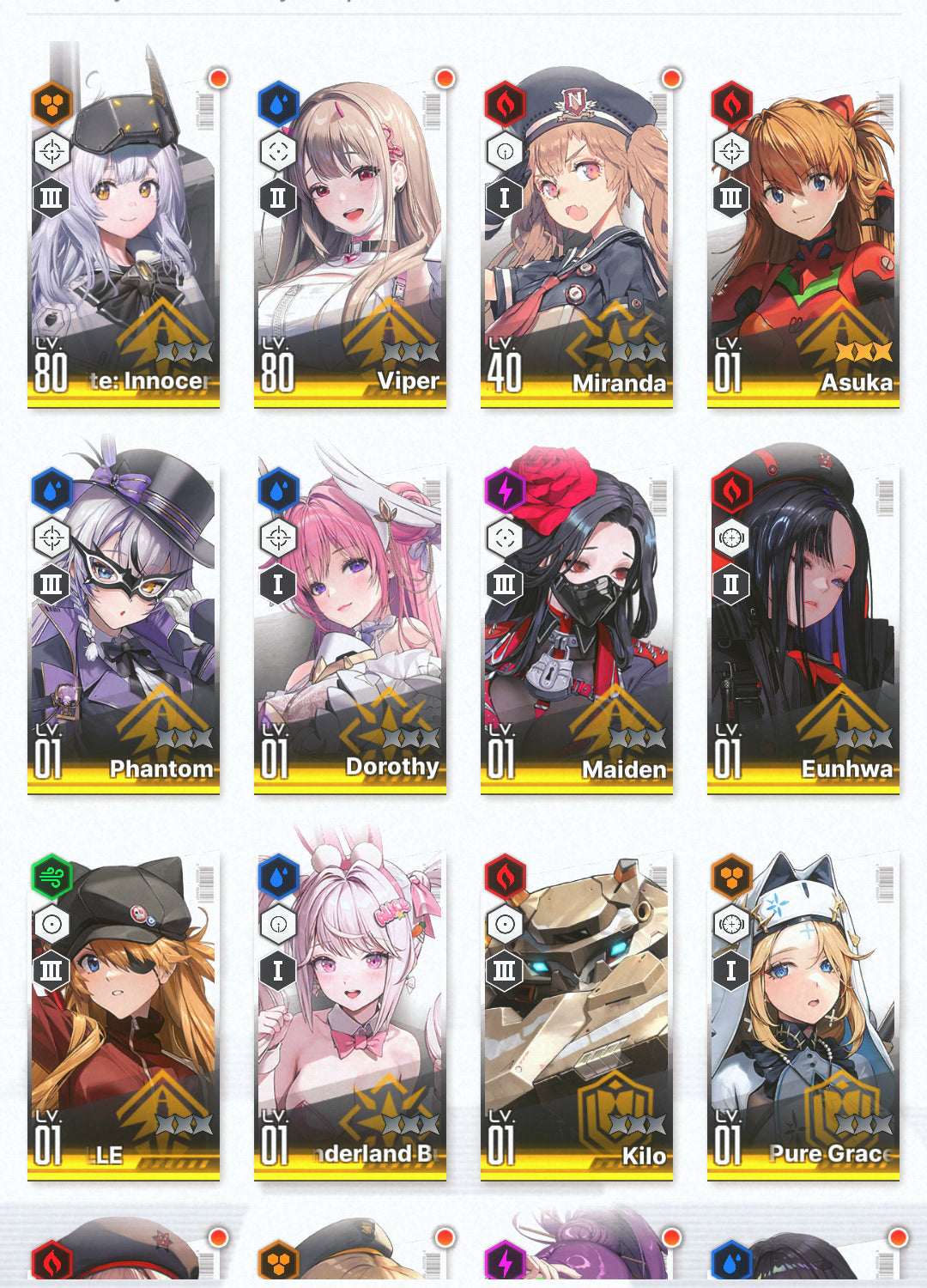 [GLOBAL] NIKKE 12SSR MLB 4 Asuka+Asuka Wille+Skin+Dorothy+Bunny Alice+12000 gems++ GODDESS OF VICTORY starter account Evangelion-Mobile Games Starter