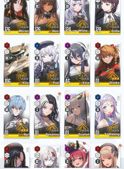 [GLOBAL] NIKKE 19SSR 3Collab MLB 4 Asuka+4 Rei+Mari+Skin+Scarlet+Noir+++ GODDESS OF VICTORY starter account Evangelion-Mobile Games Starter