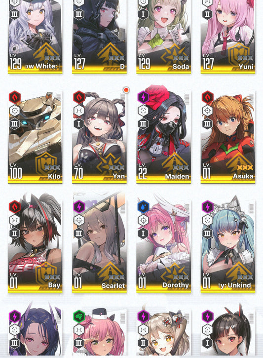 [GLOBAL] NIKKE 28SSR 3Collab MLB 4 Asuka+Rei+Skin+Scarlet+Dorothy+Soda+Maid Privaty+Tia+Bunny Alice++ GODDESS OF VICTORY starter account Evangelion-Mobile Games Starter