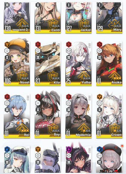 [GLOBAL] NIKKE 36SSR MLB 4 Asuka+4 Rei+Skin+2 Modernia+2 Crown+Dorothy+Liter+Cinderella+Bunny Soda+Maid Privaty++ GODDESS OF VICTORY starter account Evangelion-Mobile Games Starter