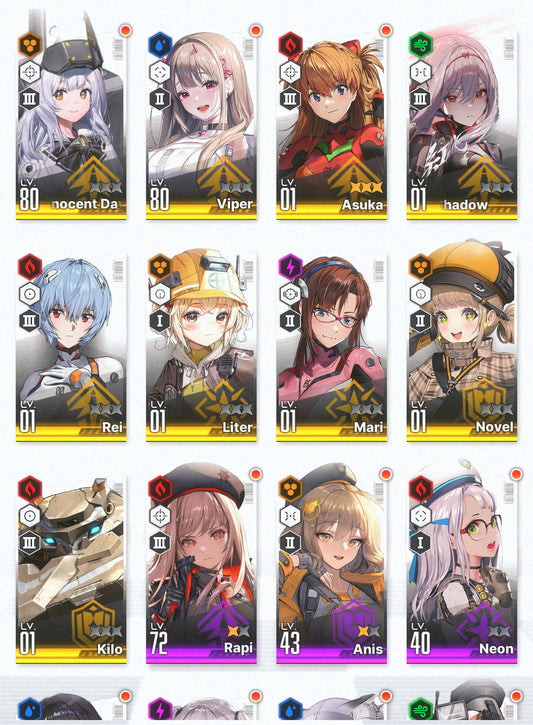 [GLOBAL] NIKKE 9SSR 3Collab MLB 4 Asuka+Rei+Mari+Skin+Liter+Scarlet Black Shadow+13000 gems++ GODDESS OF VICTORY starter account Evangelion-Mobile Games Starter