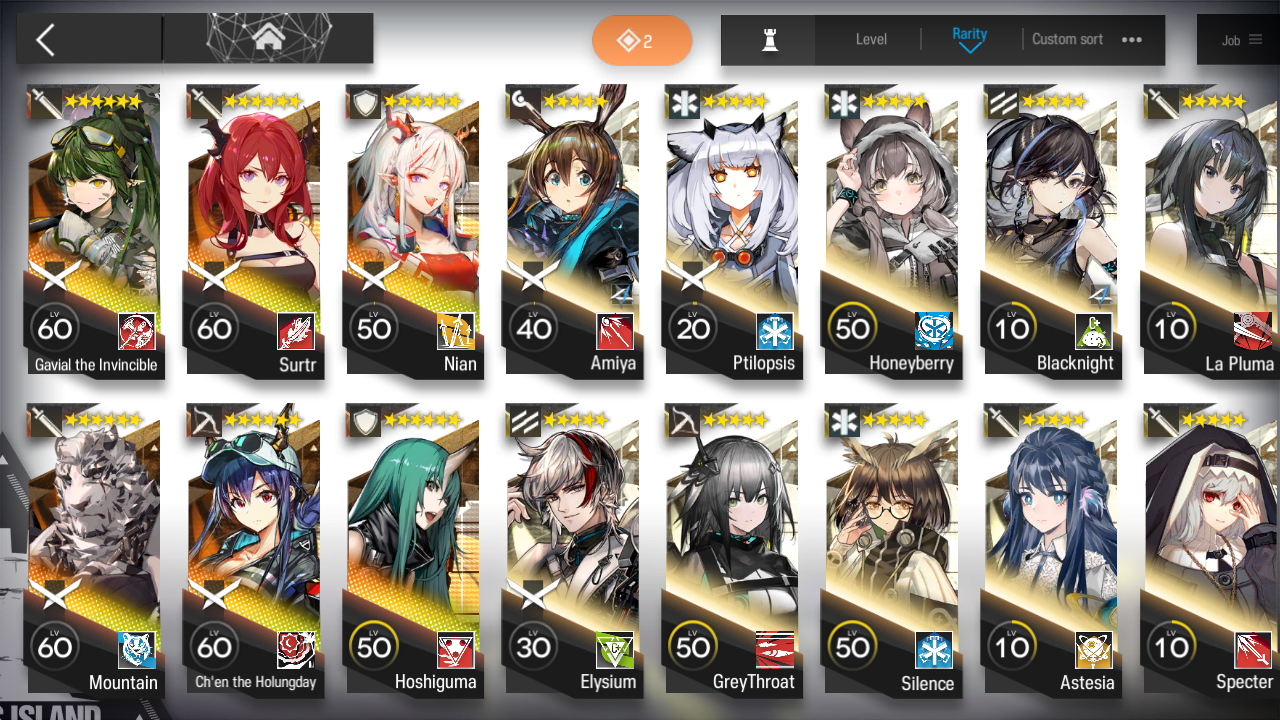 [GLOBAL/EN] 3limited 6x6★ Chen Gavial Nian Surtr + pulls ++ Arknights Account-Mobile Games Starter