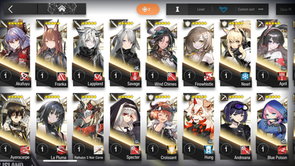 [GLOBAL/EN] 3limited 8x6★ Ling Dusk Nian +++ Arknights Account-Mobile Games Starter