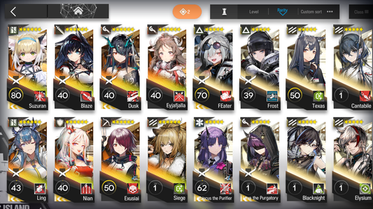[GLOBAL/EN] 3limited 8x6★ Ling Dusk Nian +++ Arknights Account-Mobile Games Starter