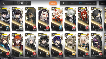[GLOBAL/EN] 3limited 8x6★ Ling Dusk Nian Surtr++ Arknights Account-Mobile Games Starter