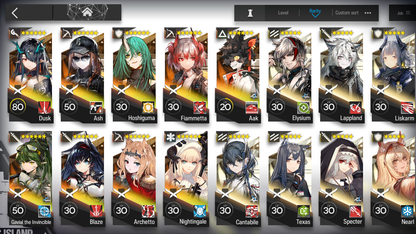 [GLOBAL/EN] 3limited 9x6★ Ash Dusk Gavial ++ Arknights Account-Mobile Games Starter