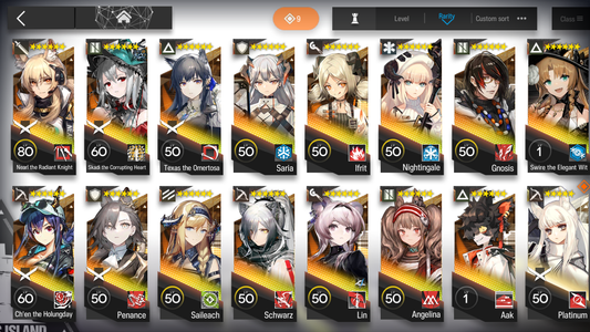 [GLOBAL/EN] 4limited 15x6★ Nearl Skadi Chen Texas alter ++ Arknights Account-Mobile Games Starter
