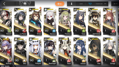 [GLOBAL/EN] 4limited 28x6★ Ling Dusk Nian Virtuosa Surtr ++ Arknights Account-Mobile Games Starter