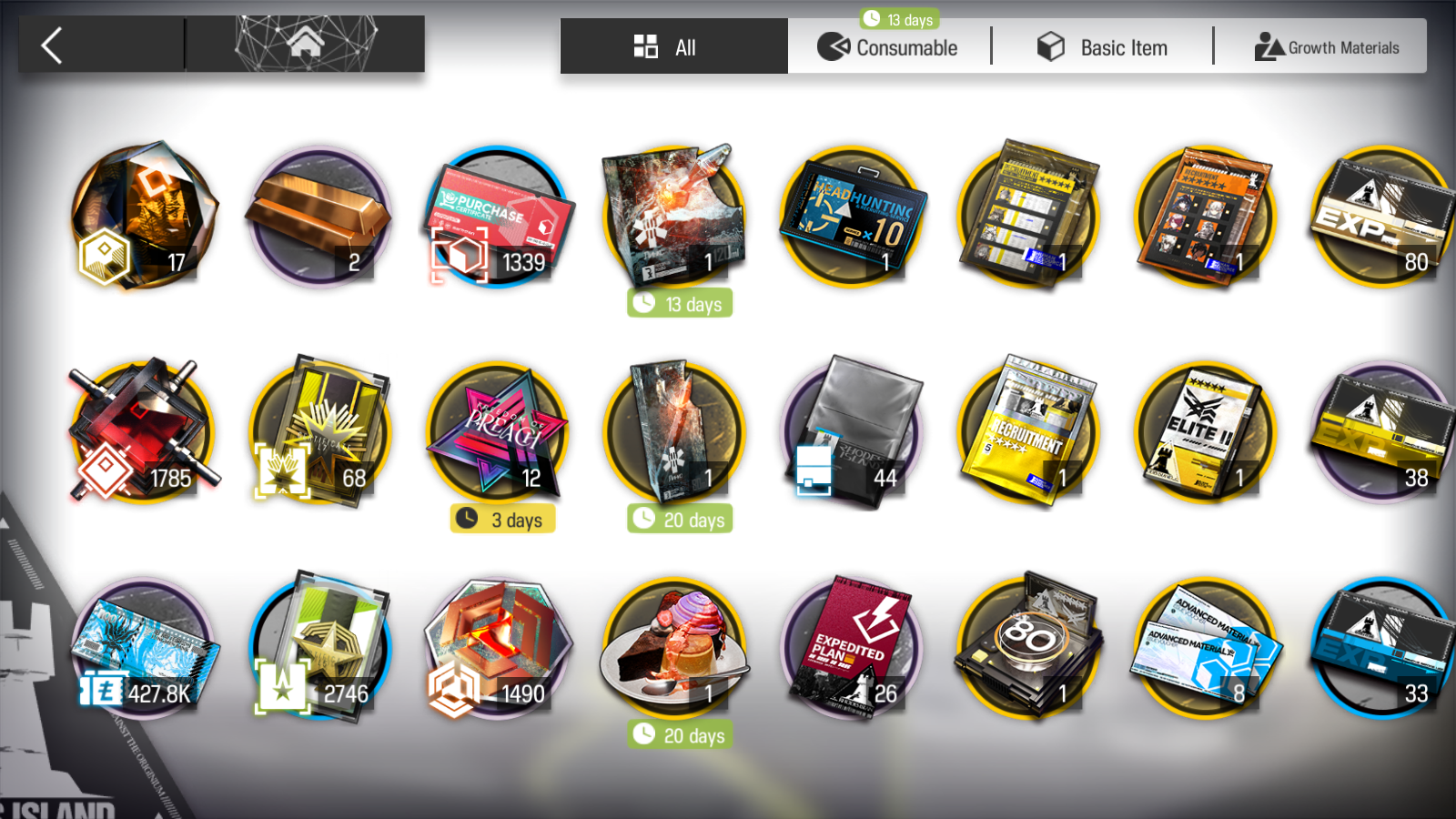 [GLOBAL/EN] 4limited 6x6★ Exusiai the New Covenant Dusk Nian Chen ++ Arknights Account-Mobile Games Starter