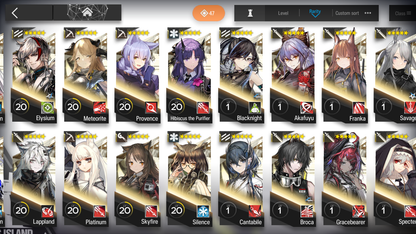 [GLOBAL/EN] 4limited 8x6★ Exusiai the New Covenant Nian Ling Specter Surtr ++ Arknights Account-Mobile Games Starter