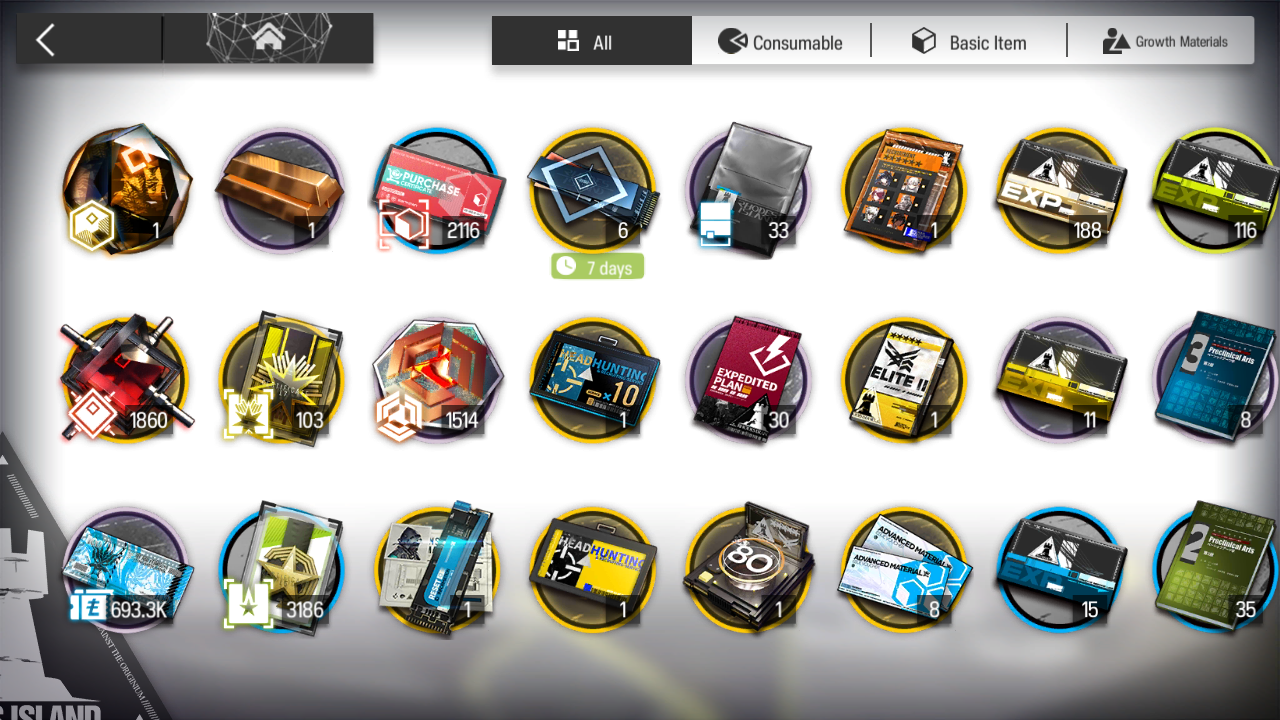 [GLOBAL/EN] 4limited 8x6★ Skadi Chen Texas Gavial ++ Arknights Account-Mobile Games Starter