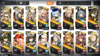 [GLOBAL/EN] 5limited 19x6★ Chen Ling Nearl Muelsyse Gavial ++ Arknights Account-Mobile Games Starter