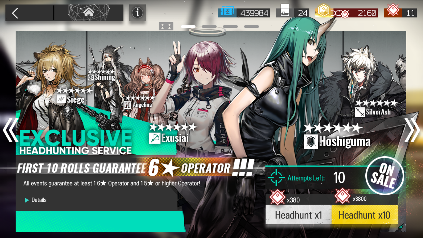 [GLOBAL/EN] 5limited 19x6★ Chen Ling Nearl Muelsyse Gavial ++ Arknights Account-Mobile Games Starter