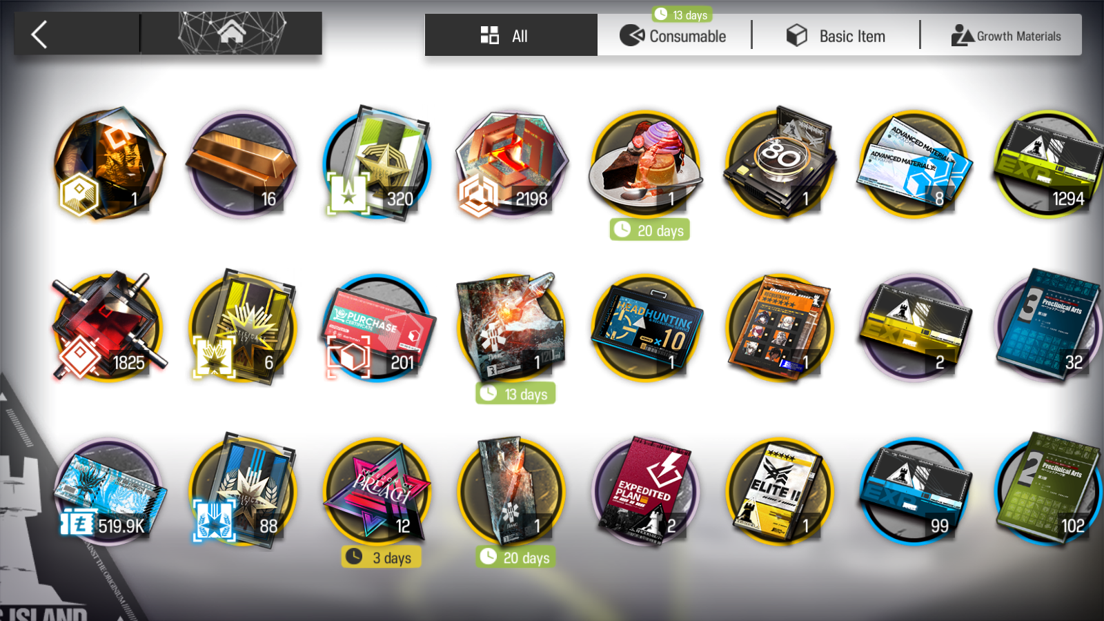 [GLOBAL/EN] 6limited 15x6★ Chen Gavial Chongyue Skadi Ling Texas Surtr ++ Arknights Account-Mobile Games Starter