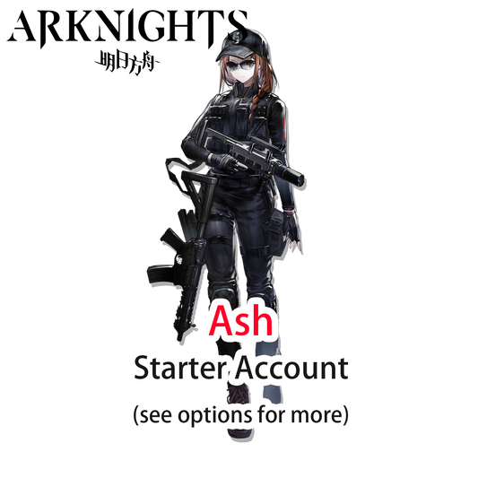 [GLOBAL/EN] Ash Arknights LV1 Limited Starter Account (see options)-Mobile Games Starter