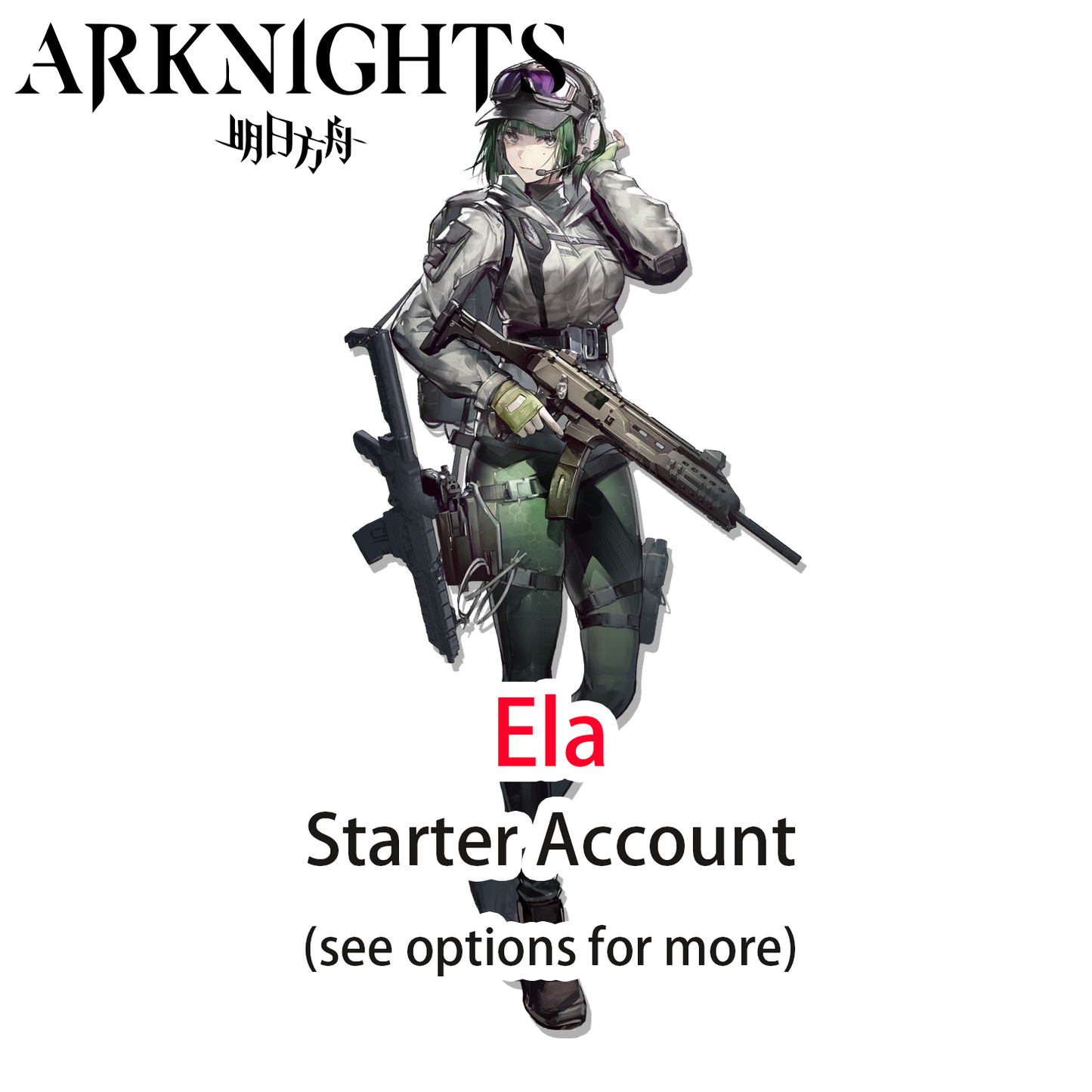 [GLOBAL/EN] Ela Arknights LV1 Limited Starter Account (see options)-Mobile Games Starter