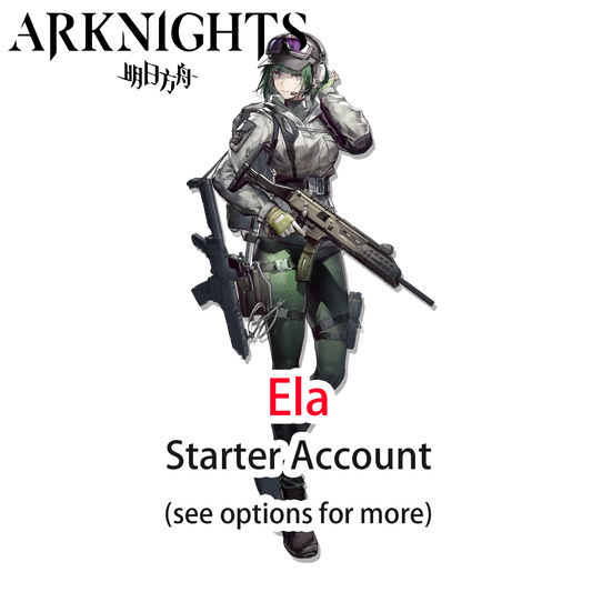 [GLOBAL/EN] Ela Arknights LV1 Limited Starter Account (see options)-Mobile Games Starter