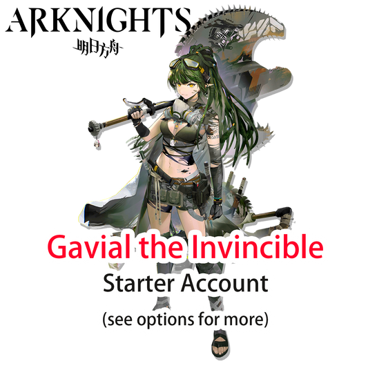 [GLOBAL/EN] Gavial the Invincible Arknights LV1 Limited Starter Account (see options)-Mobile Games Starter