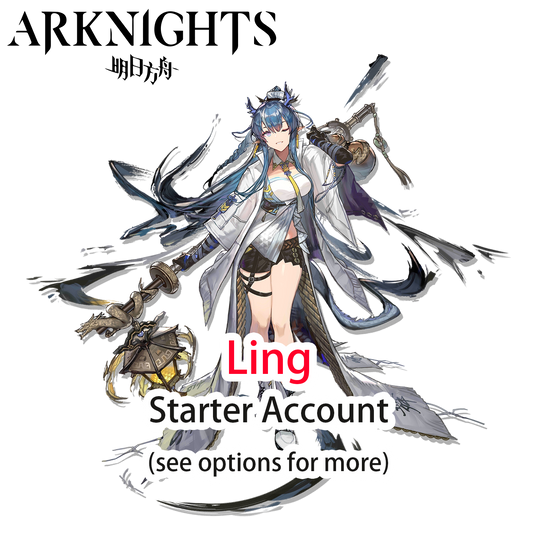 [GLOBAL/EN] Ling Arknights LV1 Limited Starter Account (see options)-Mobile Games Starter