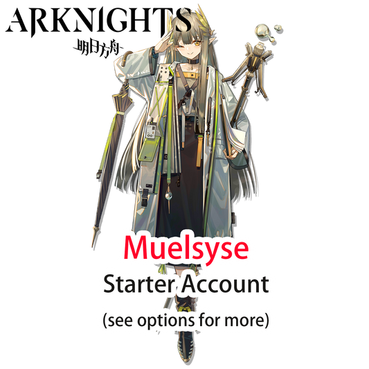 [GLOBAL/EN] Muelsyse Arknights LV1 Limited Starter Account (see options)-Mobile Games Starter