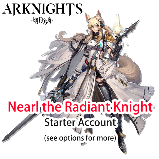 [GLOBAL/EN] Nearl the Radiant Knight Arknights LV1 Limited Starter Account (see options)-Mobile Games Starter