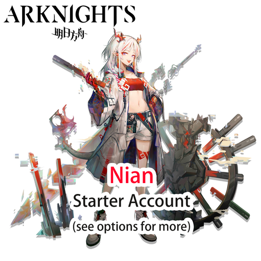 [GLOBAL/EN] Nian Arknights LV1 Limited Starter Account (see options)-Mobile Games Starter