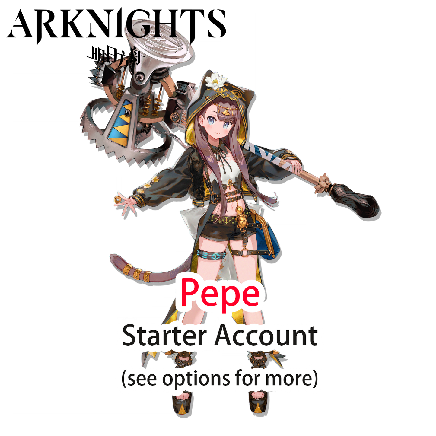 [GLOBAL/EN] Pepe Arknights LV1 Limited Starter Account (see options)-Mobile Games Starter