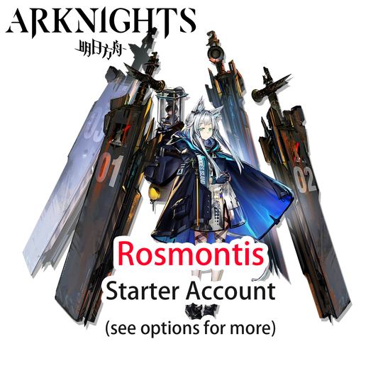 [GLOBAL/EN] Rosmontis Arknights LV1 Limited Starter Account (see options)-Mobile Games Starter